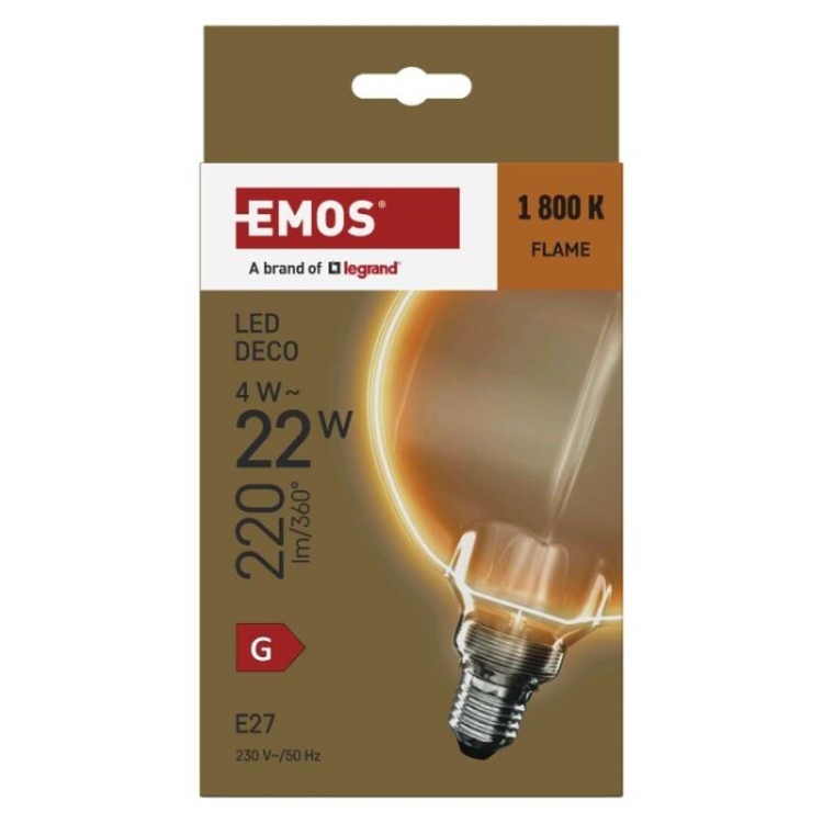 Żarówka LED EMOS DECO złote szkło