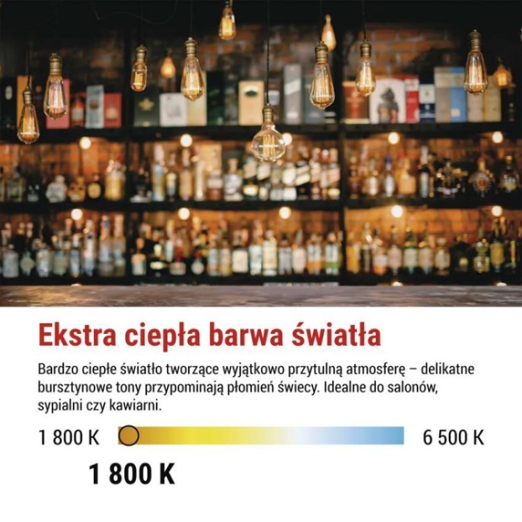 Dekoracyjna żarówka LED 240lm flame