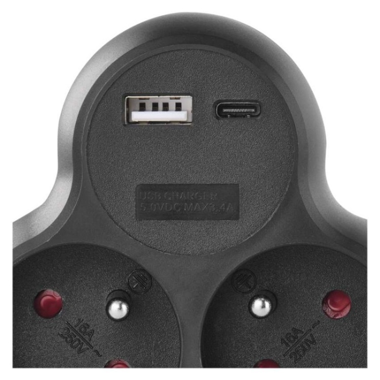 Porty USB w rozgałęźniku P0078