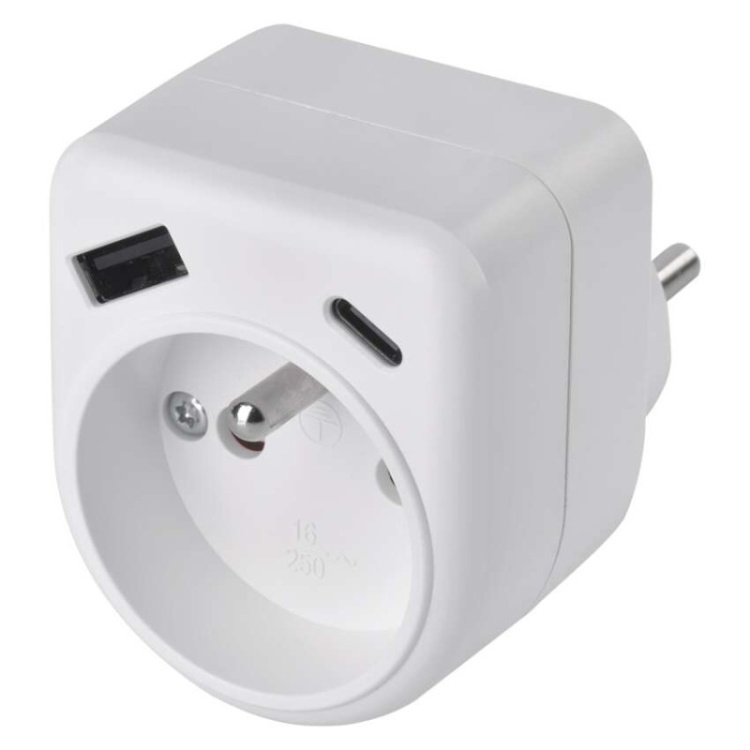 Szybkie ładowanie USB-C w rozgałęźniku EMOS