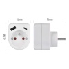 Gniazdo z portami USB EMOS P0074