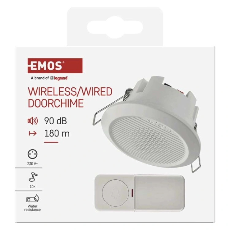 Dzwonek przewodowy P57103, wbudowany