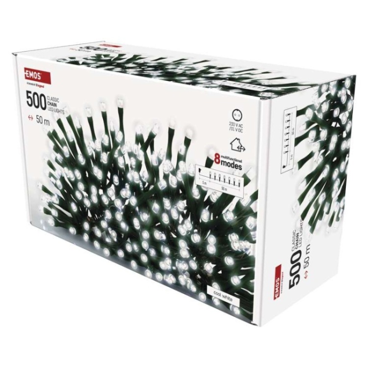 Duży łańcuch LED 500 diod