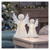 Papierowy anioł LED 28 cm