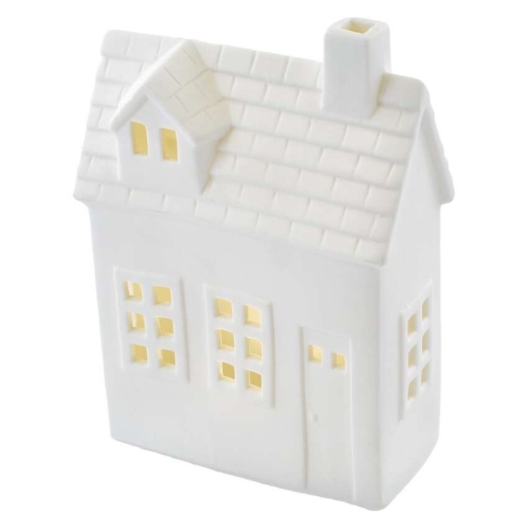 Świąteczny domek ceramiczny LED