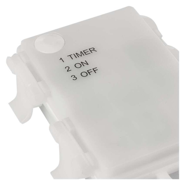 Dekoracje - 2x gałązka brzozy, 60 cm, 3x AA, IP44, ciepła biel, timer