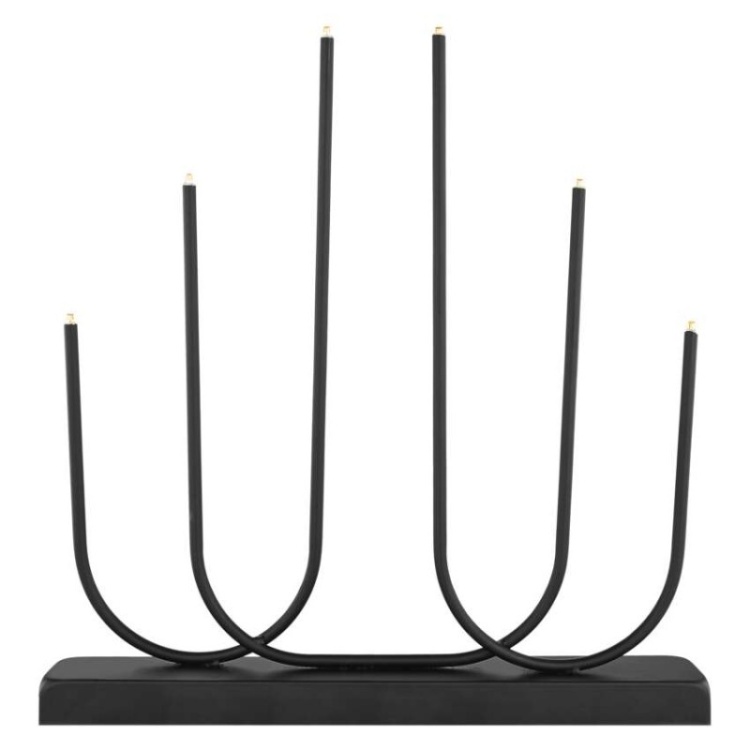 Metalowy świecznik LED Emos 6LED 40 cm