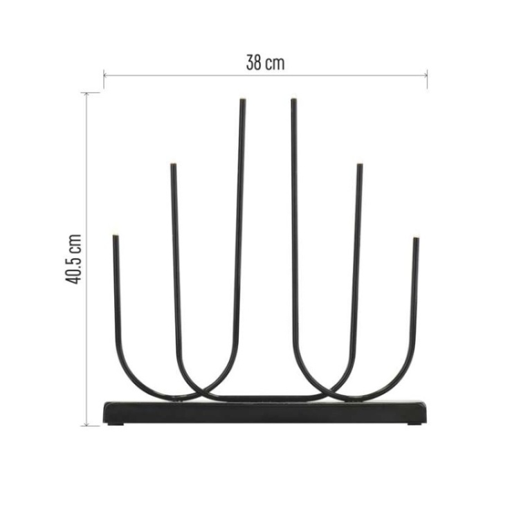 Świecznik LED z ciepłą bielą, model DCAW24