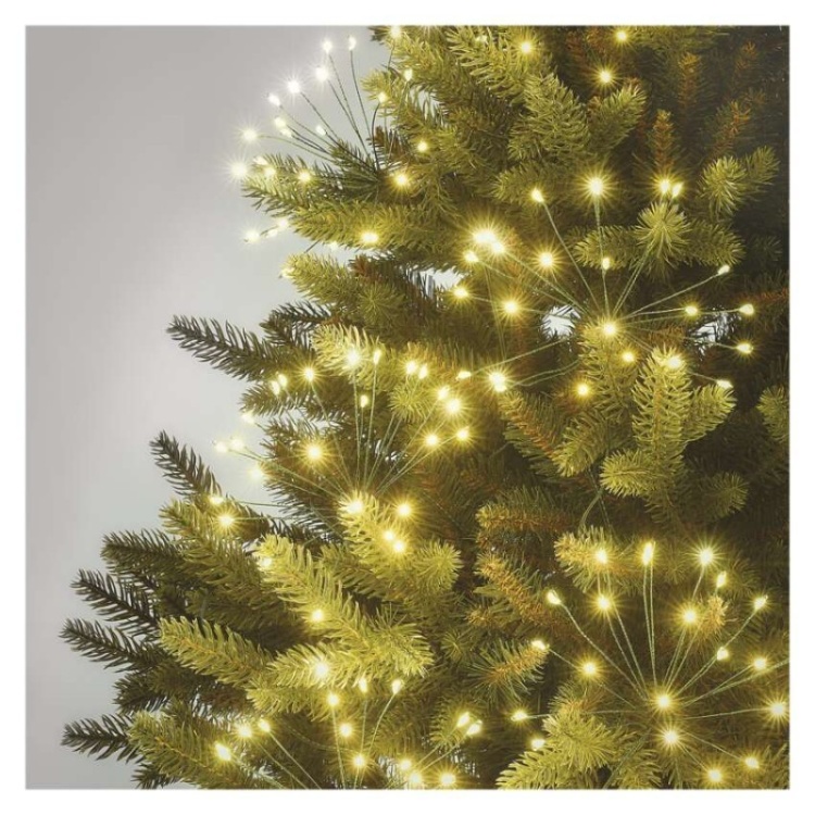 Lampki NANO LED łezki – 450 LED, zielony przewód