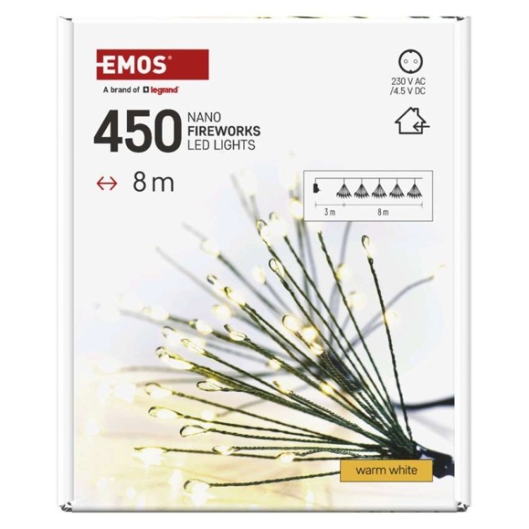 Opakowanie lampki NANO 450 LED – dekoracja choinkowa