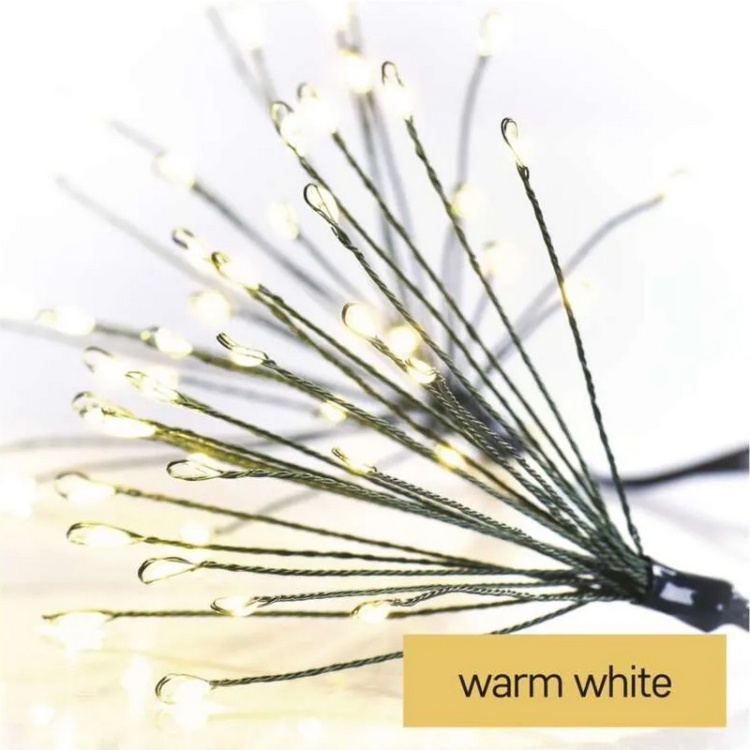Łańcuch NANO LED 8 m 450 LED – łezki ciepła biel