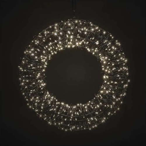 Wianek świetlny LED EMOS 38 cm – ciepła biel