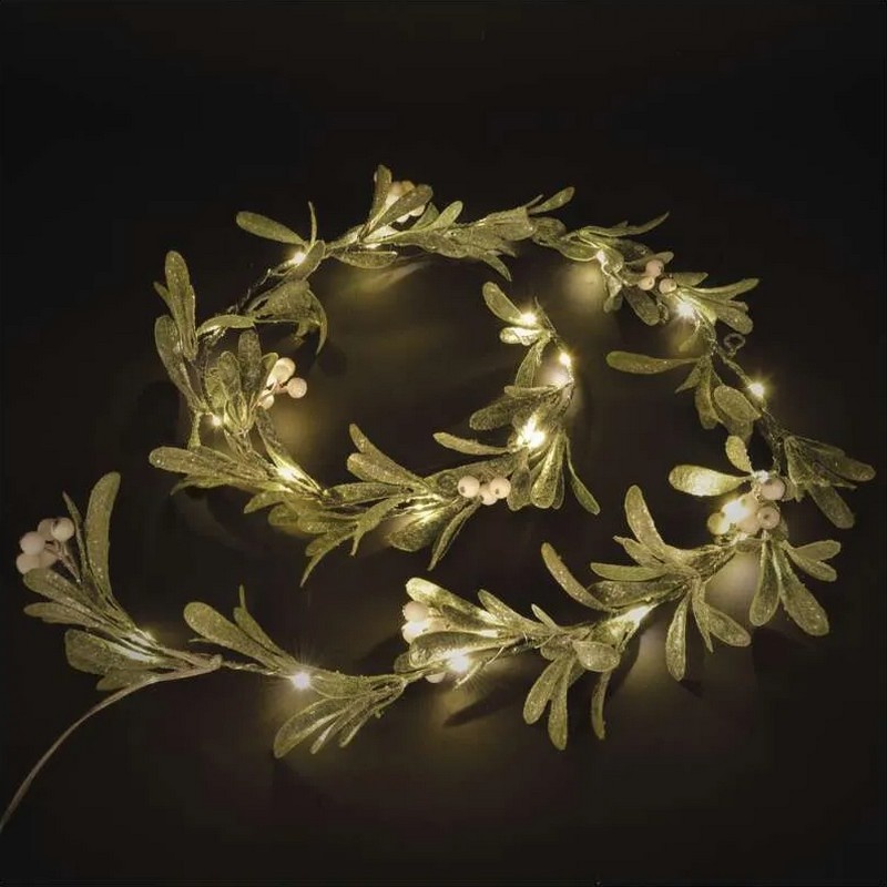 Girlanda LED jemioła 25 diod – ciepłe światło