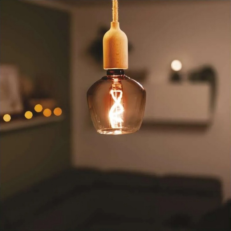 Żarówka dekoracyjna E27 4W złota