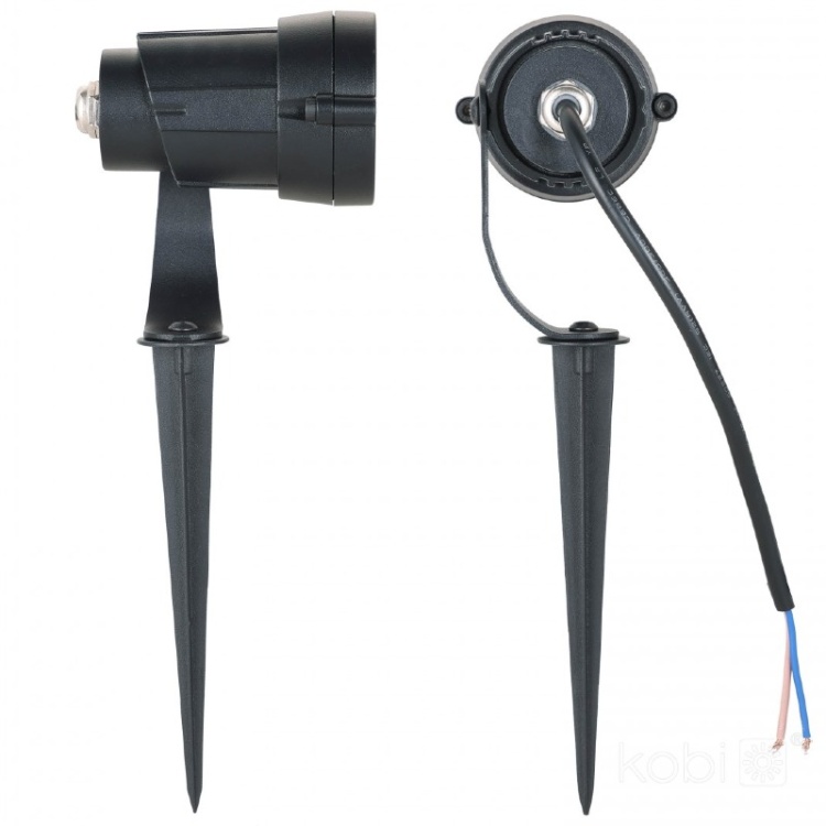 Lampa ogrodowa BLAKE UNO 1xGU10 IP65 czarna Kobi