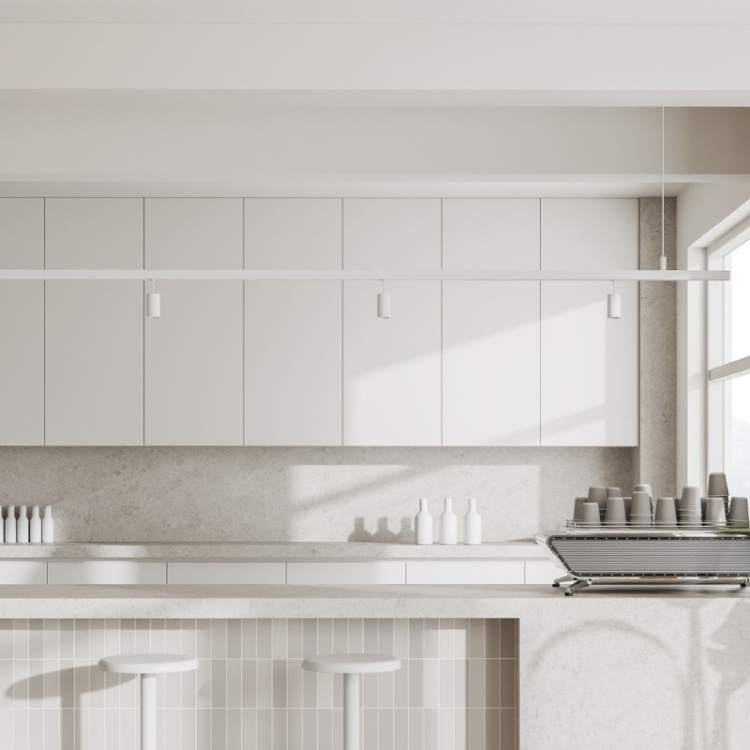 Biały reflektor do szyn Global Trac