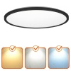 Plafon sufitowy LED 3CCT czarny