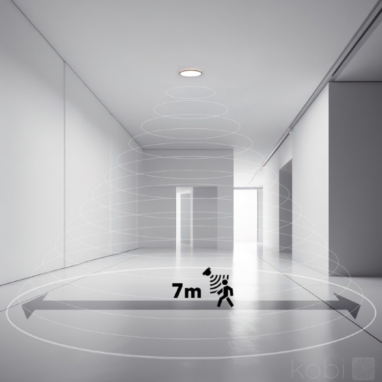 Lampa LED IP54 32W czarna