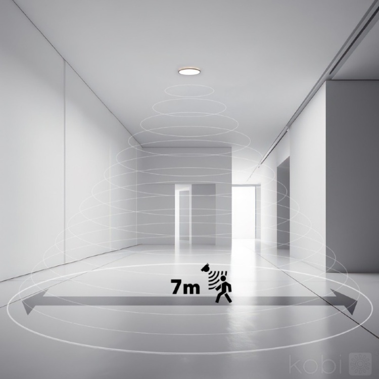 Plafon LED NIVERA CIRCLE 32W 3CCT LX IP54 biały Kobi Premium