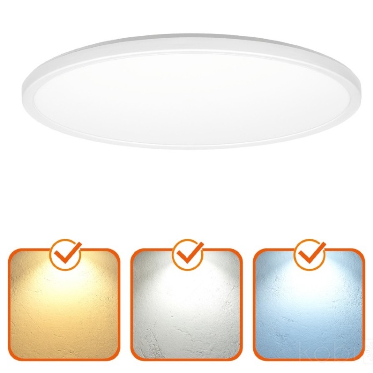 Lampa sufitowa LED NIVERA 24W biała