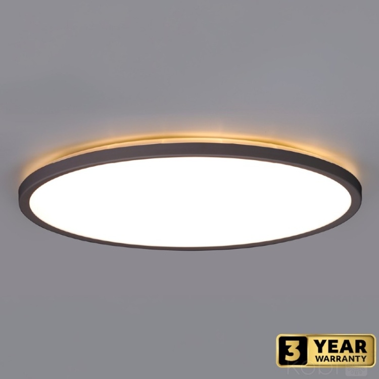 Oprawa LED 18W z czujnikiem ruchu czarna