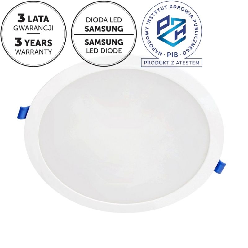 Downlight LED SIGARO CIRCLE PT 24W 4000K Kobi Premium