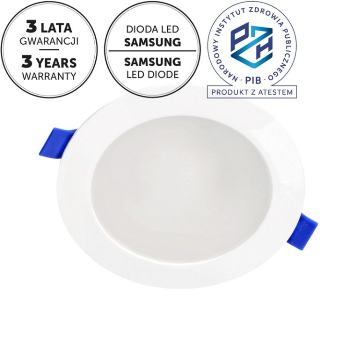 Downlight LED 6W SIGARO CIRCLE biały