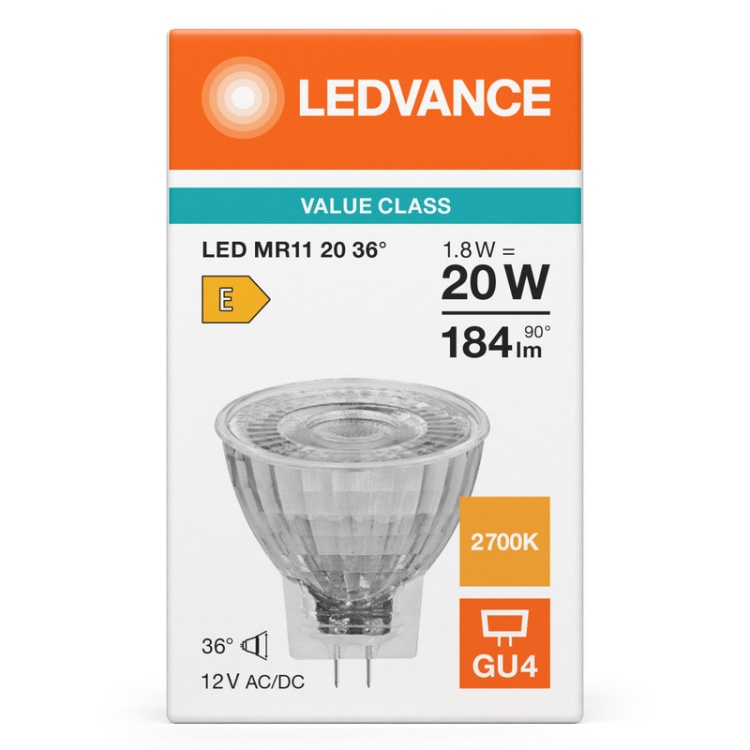Reflektorowa żarówka LED MR11 2700K