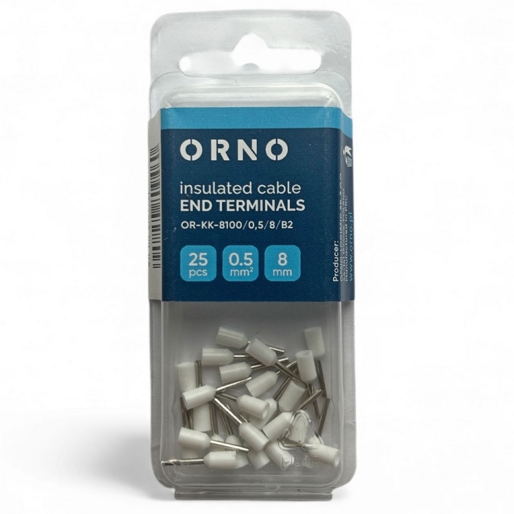 Tulejki  kablowe białe 0,5mm 5908254809460