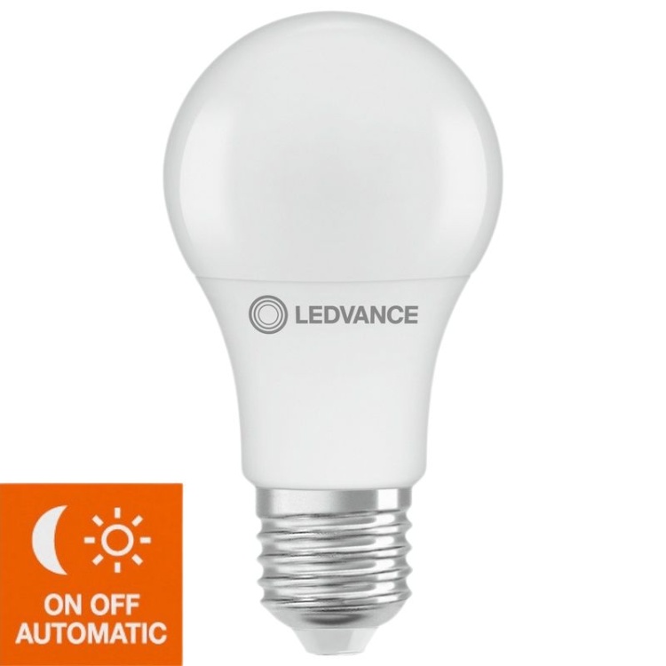 Żarówka LED 8.8W 2700K z sensorem światła
