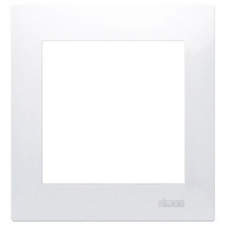 Ramka pojedyncza biała Simon 54 – Kontakt Simon