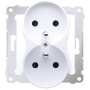 Podwójne gniazdo 16A z bolcem – Simon 54 DGZ2MZ.01/11