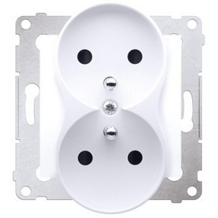 Gniazdo podwójne Premium 16A – Simon 54 Białe