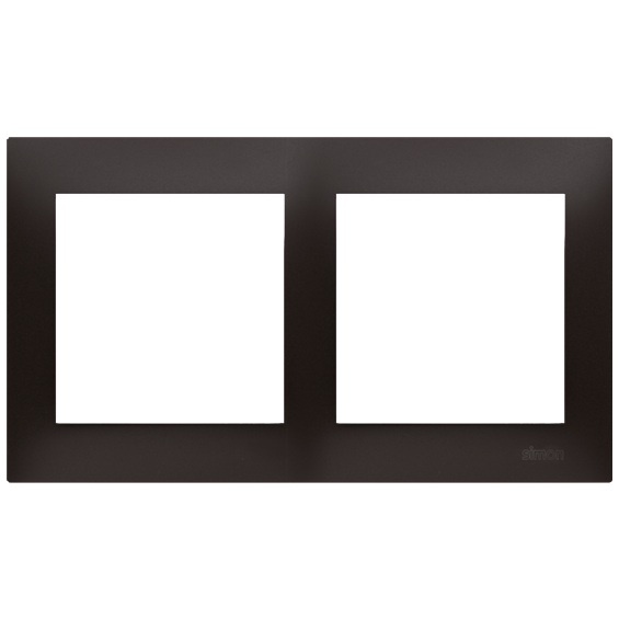 Ramka 2-krotna Simon 54 Premium – antracyt metalizowany