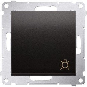 Przycisk jednobiegunowy monostabilny – Simon 54 antracyt