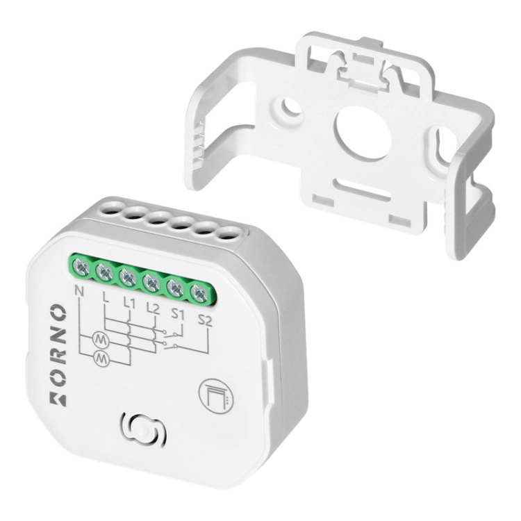 Ramka montażowa przekaźnika roletowego Orno na szynę DIN