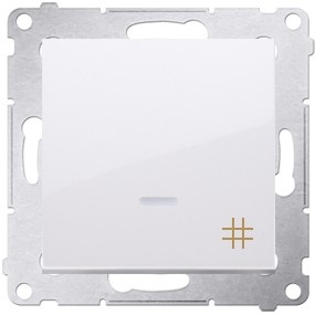 Łącznik krzyżowy 10AX z LED – Kontakt Simon