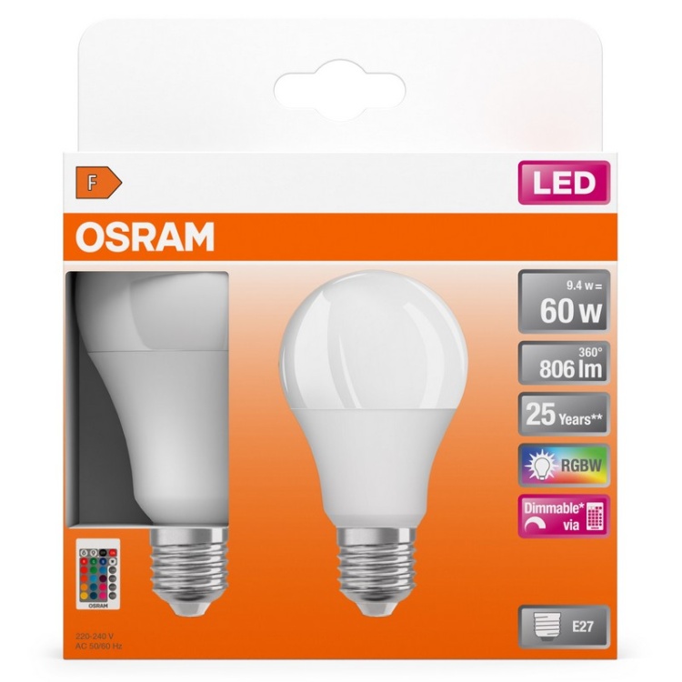 Zestaw żarówek LED RGBW OSRAM z pilotami