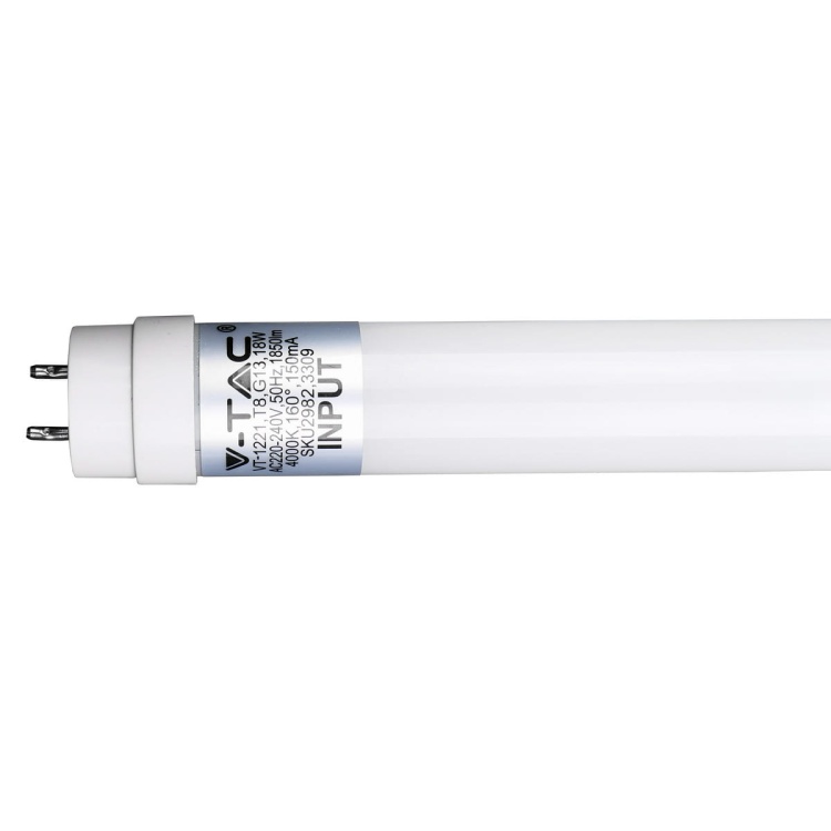 Świetlówka LED T8 G13 18W 120cm VT-1221 4000K 1850lm V-TAC