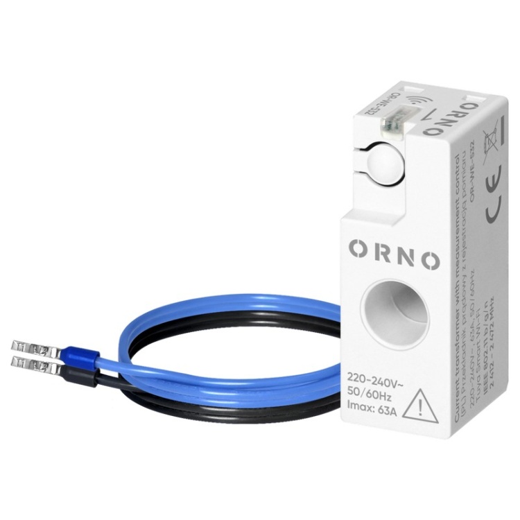Przekładnik prądowy jednofazowy Tuya Smart Wi-Fi ORNO OR-WE-532
