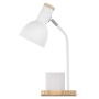 Lampa biurkowa POPPY metal i drewno