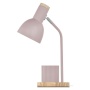 Lampa biurkowa POPPY metal i drewno