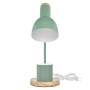 Zielona lampa biurkowa POPPY E27
