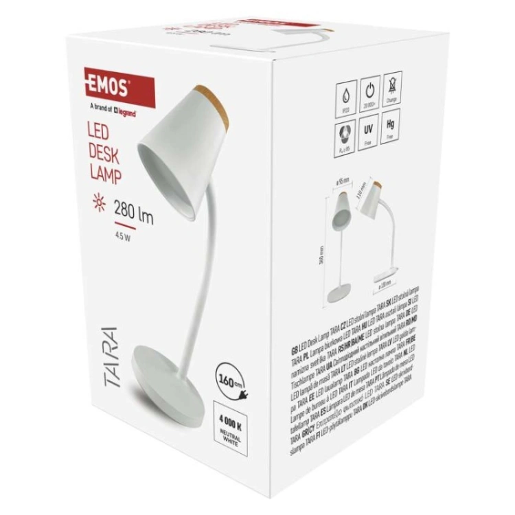 Lampa stołowa LED EMOS TARA