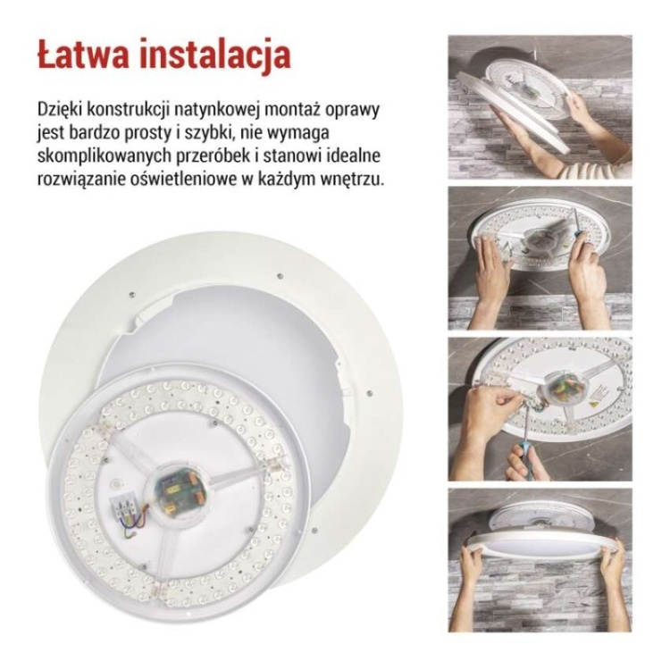 Okrągła oprawa LED REMI
