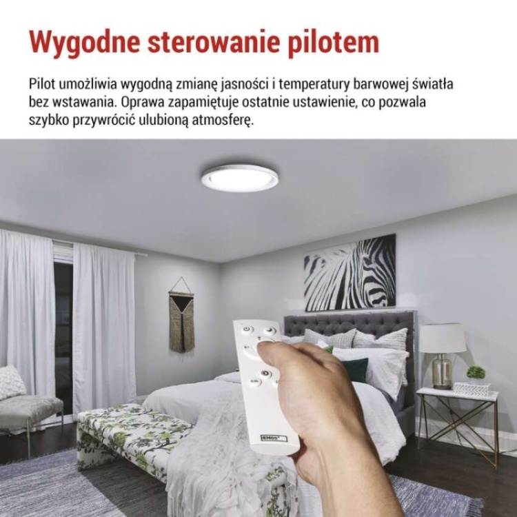 Nowoczesna oprawa LED EMOS REMI