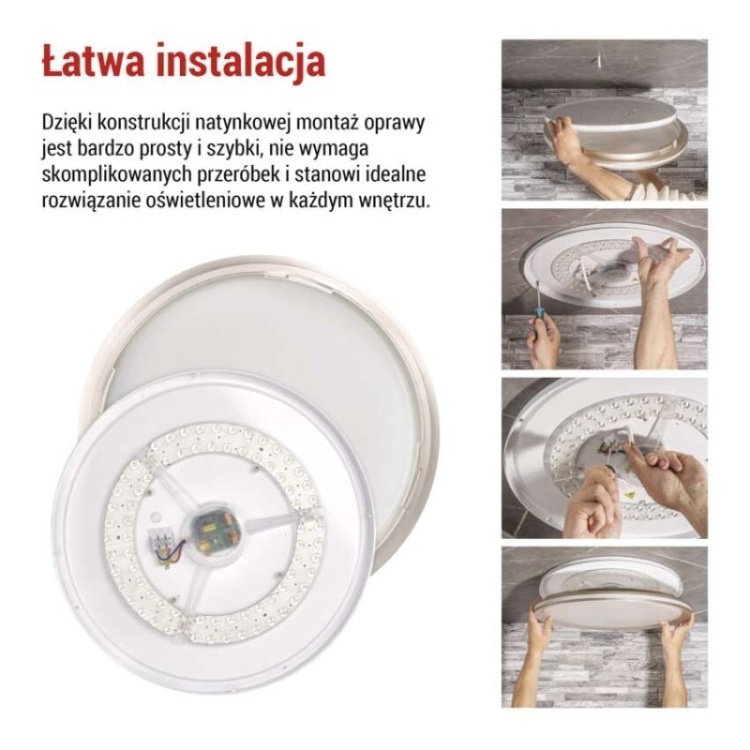 Oprawa LED SABI z regulacją barwy światła 2700–6500K