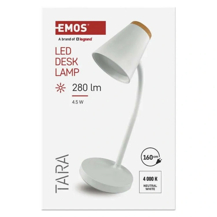 Opakowanie lampy stołowej LED TARA