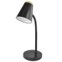 Lampa stołowa LED EMOS TARA czarna – widok ogólny
