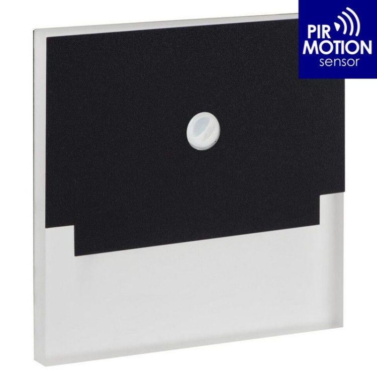 Oprawa schodowa LED Kanlux SABIK LED PIR B-NW 29858